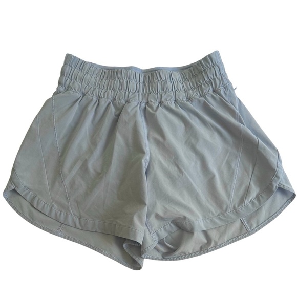 Lululemon Track That Mid-Rise Lined Short 5" Blue Linen SZ 6 - Picture 6 of 7